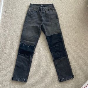 BDG patchwork black jeans
